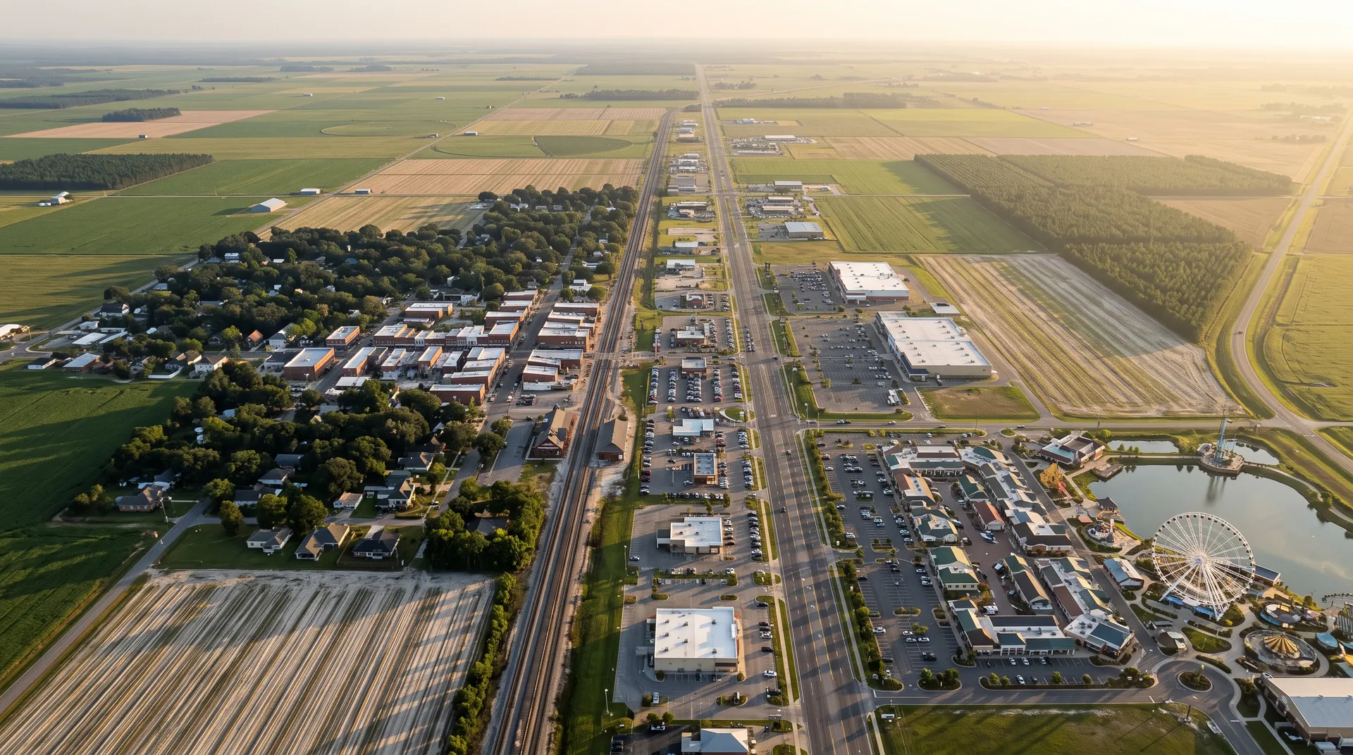 Aerial view of Foley, AL