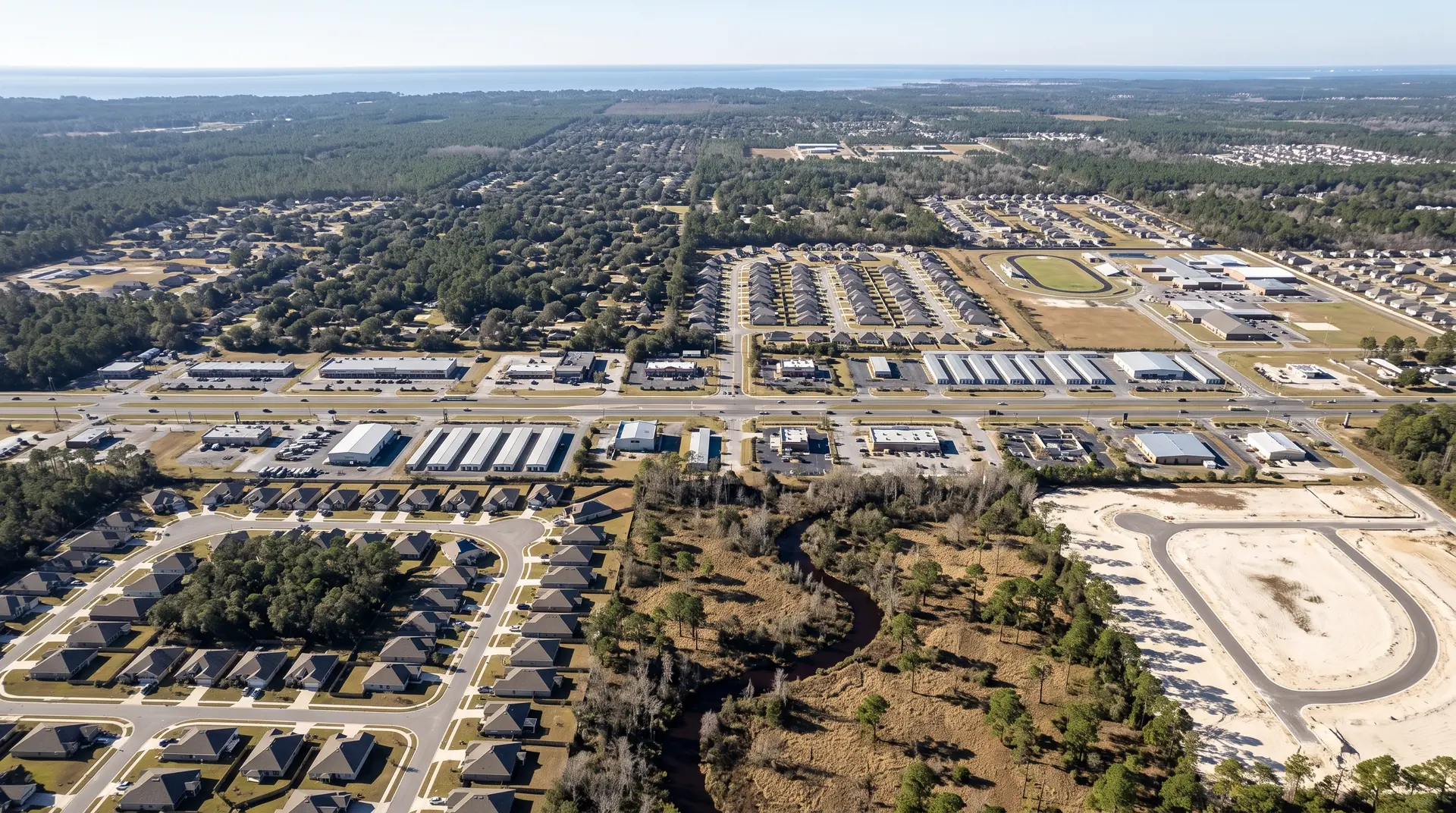 Aerial view of Pace, FL
